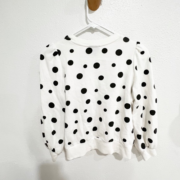 💞Who What Wear Polka dotted sweatshirt- XS💕 - Picture 6 of 10